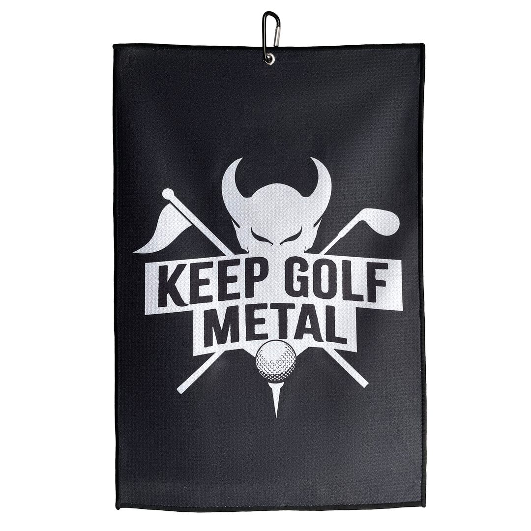 Keep Golf Metal Logo Towel