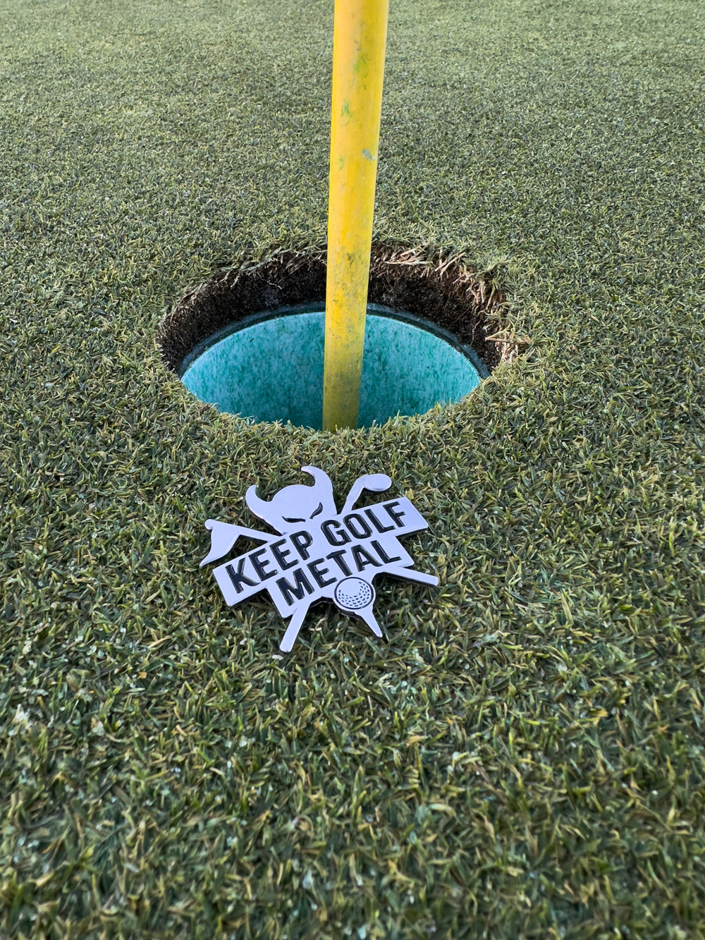 Keep Golf Metal Logo Ball Marker