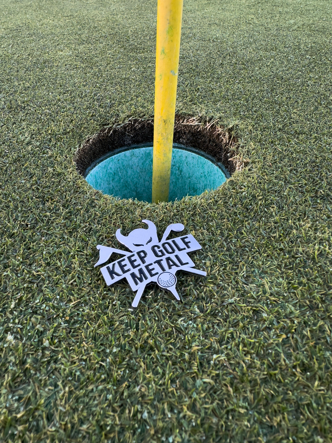 Keep Golf Metal Logo Ball Marker